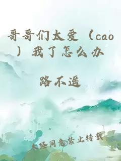 哥哥们太爱（cao）我了怎么办